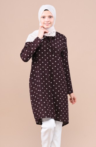 Polka Dot Tunika 5007-01 Braun 5007-01