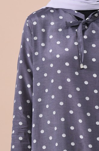 Polka Dot Tunika 5007-02 Rauchgrau 5007-02