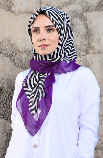 Purple Hoofddoek 3402P-01