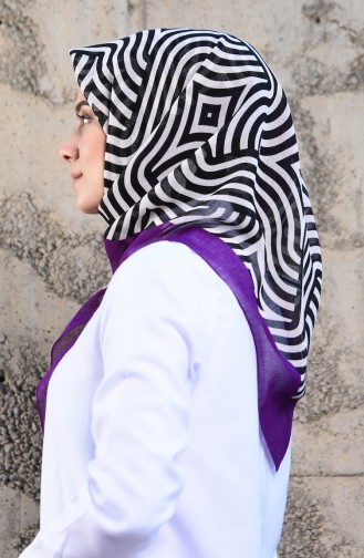 Purple Hoofddoek 3402P-01