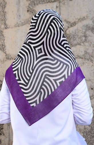 Purple Hoofddoek 3402P-01