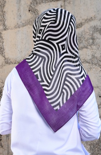 Purple Hoofddoek 3402P-01