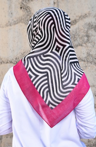 Fuchsia Hoofddoek 3402P-03