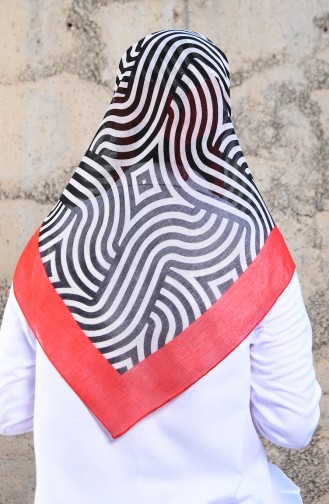 Red Hoofddoek 3402P-05