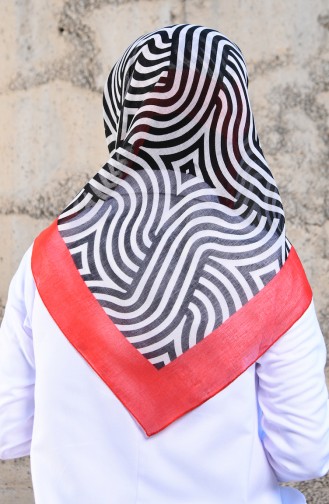 Red Hoofddoek 3402P-05