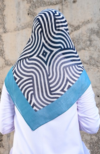 Oil Blue Hoofddoek 3402P-12