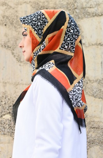 Orange Scarf 2323-20