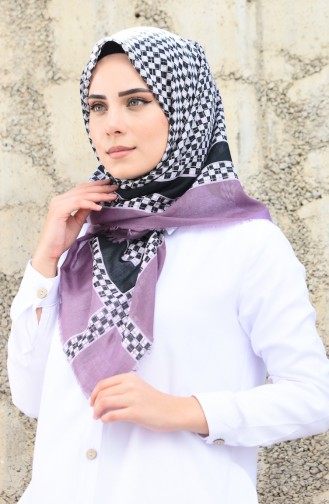 Dark Lilac Hoofddoek 2324-02