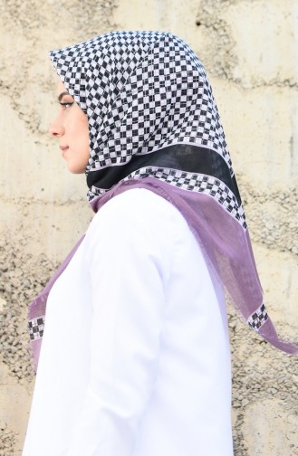 Dark Lilac Hoofddoek 2324-02