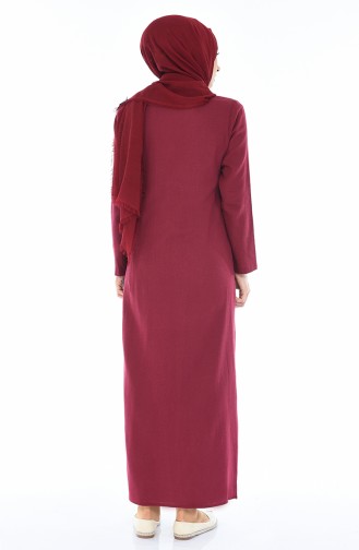 Claret Red Abaya 22223-04