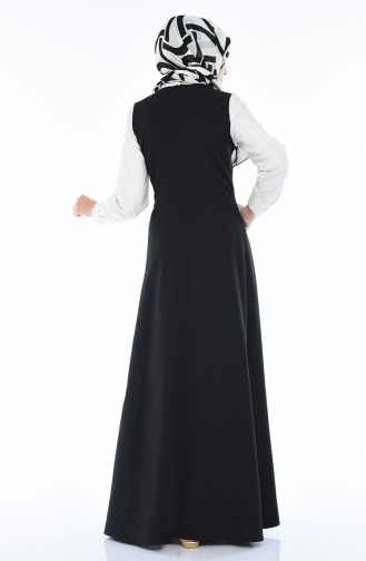 robe sans manche Noir 11183-04