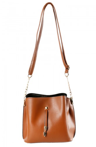 Tobacco Brown Shoulder Bag 3006-04