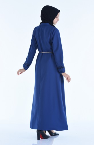 Robe Brodée 4285-03 Bleu 4285-03