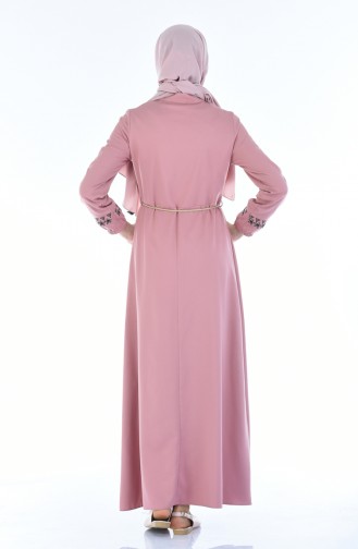 Besticktes Kleid 4285-04 Puder Rosa 4285-04