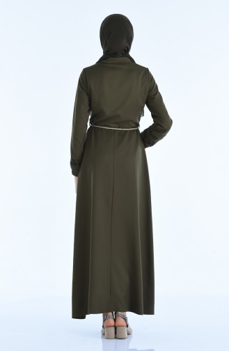 Teal Hijab Dress 4285-05