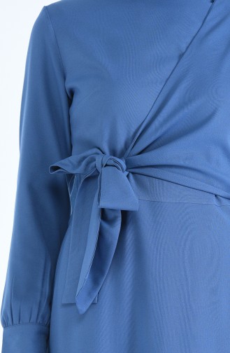 Indigo Hijab Dress 2080-06