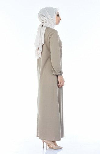Mink Hijab Dress 8370-08