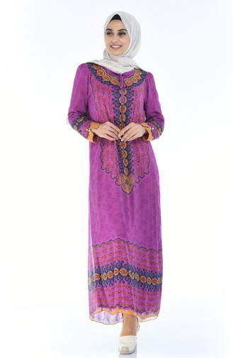 Lilac Hijab Dress 6Y3608429-03