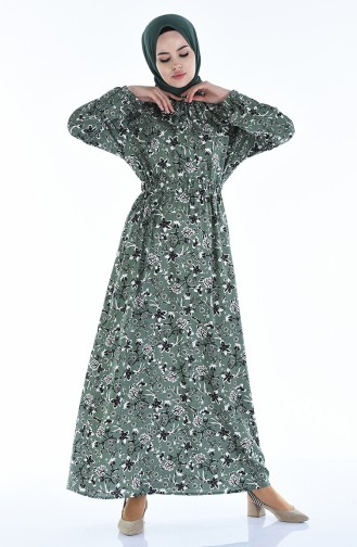 Robe Hijab Khaki 1046J-01