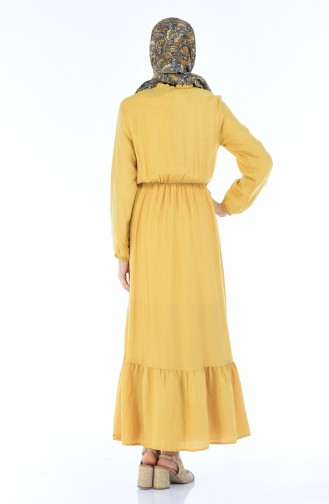 Mustard Hijab Dress 1957-01