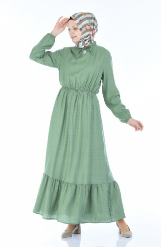 Green Hijab Dress 1957-02