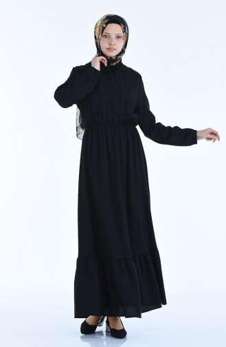 Schwarz Hijab Kleider 1957-05