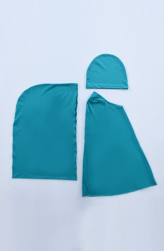 Oil Blue Swimsuit Hijab 350-03