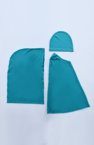 Petroleum Hijab Badeanzug 350-03