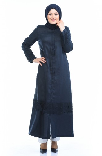 Navy Blue Abaya 0205-06