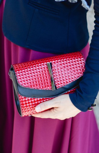 Red Shoulder Bags 4004-06