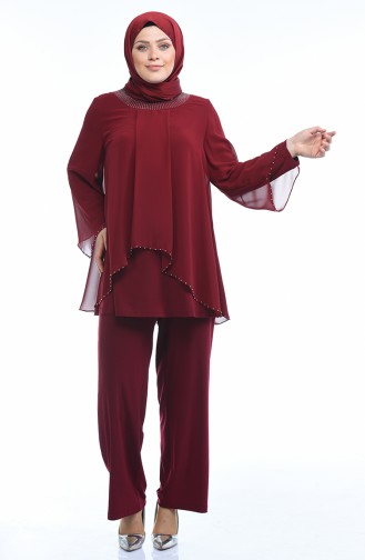 Claret Red Suit 3148-02