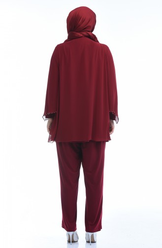 Claret Red Suit 3148-02