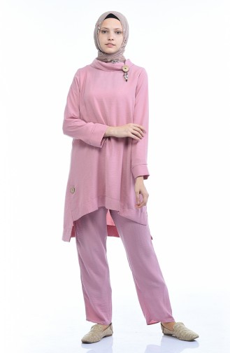 Brooch Tunic Trousers Double Suit 6573-01 Powder 6573-01
