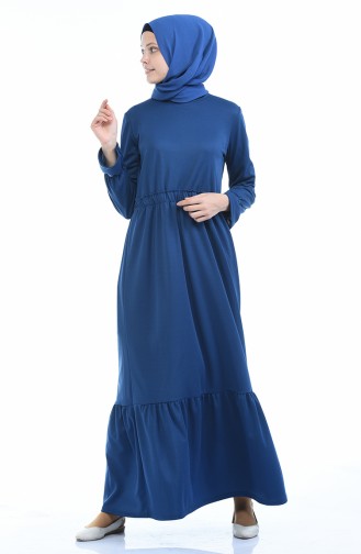 Indigo Hijab Dress 2250-02