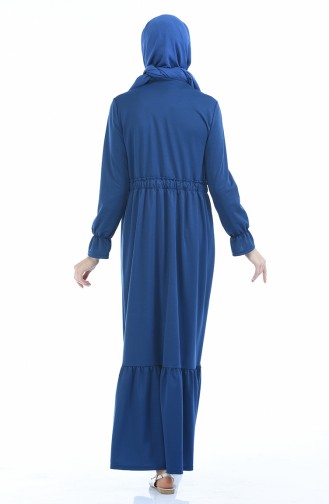 Indigo Hijab Dress 2250-02