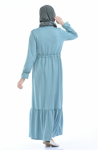 Mint Green Hijab Dress 2250-04