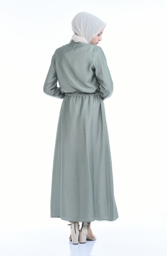 Mint Green Hijab Dress 4280-07