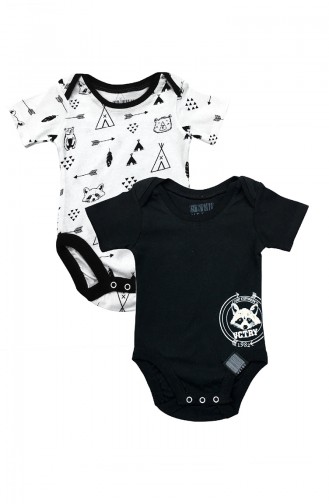 Black Baby Bodysuit 6336