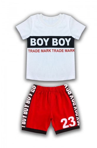 Red Baby & Kid Suit 0572