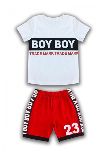 Baby Boy Detaillierter Set E0572 Rot 0572