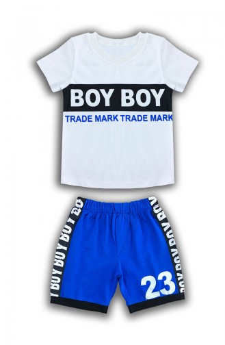 Baby Boy Detaillierter Set E0573 Weiss 0573