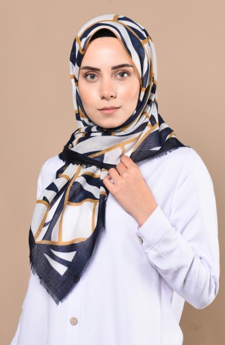 Navy Blue Scarf 2322-15