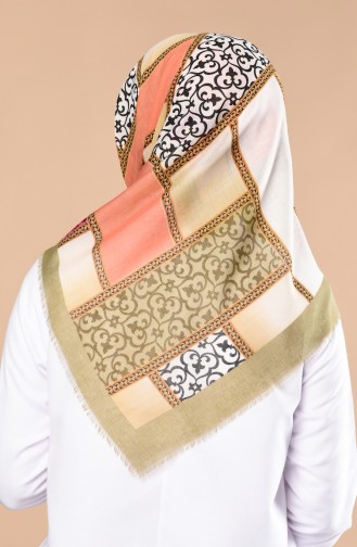 Light Khaki Green Scarf 2323-01