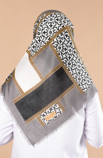 Smoke-Colored Scarf 2323-10