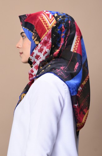 Saxon blue Hoofddoek 13080-10