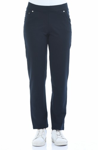 Pantalon Sport avec Poches 94007-02 Bleu Marine 94007-02