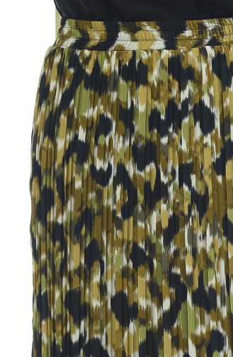 Oil Green Skirt 60528-01