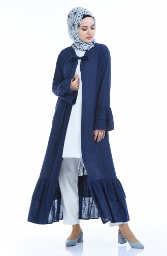 Navy Blue Abaya 5003-02