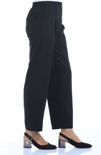 Pantalon Taille Élastique 5272-04 Noir 5272-04