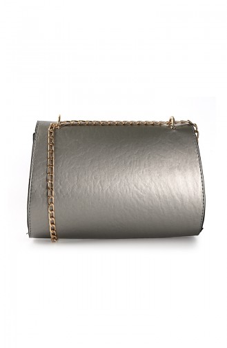 Silver Gray Shoulder Bag 10646GU